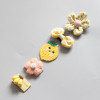 Children's hairpins girl's, hair accessory, curlers for princess, hairgrip, set, South Korea