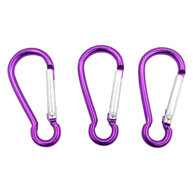 Calabaza tipo N ° 5 colgando hebilla caja bolsa de hebilla gancho de resorte de escalada hervidor hebilla de luz LED hebilla de aleación de aluminio mosquetón gancho