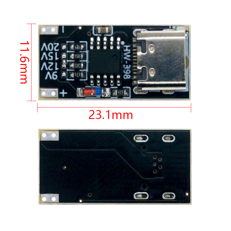 PD/QC Trap board fast charge USB boost line Type-c aging dormitory power failure router optical cat adapter 3