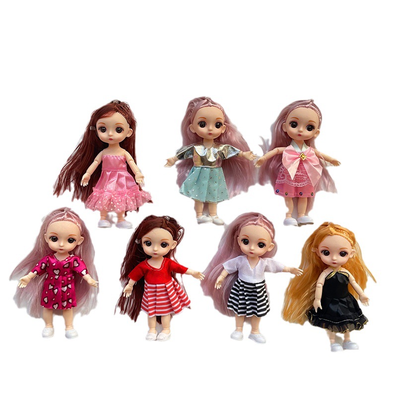 Muñeca transfronteriza bjd8 puntos 17cm ropa simulación Yi Tian Barbie muñeca vestido accesorios jugar casa Juguetes