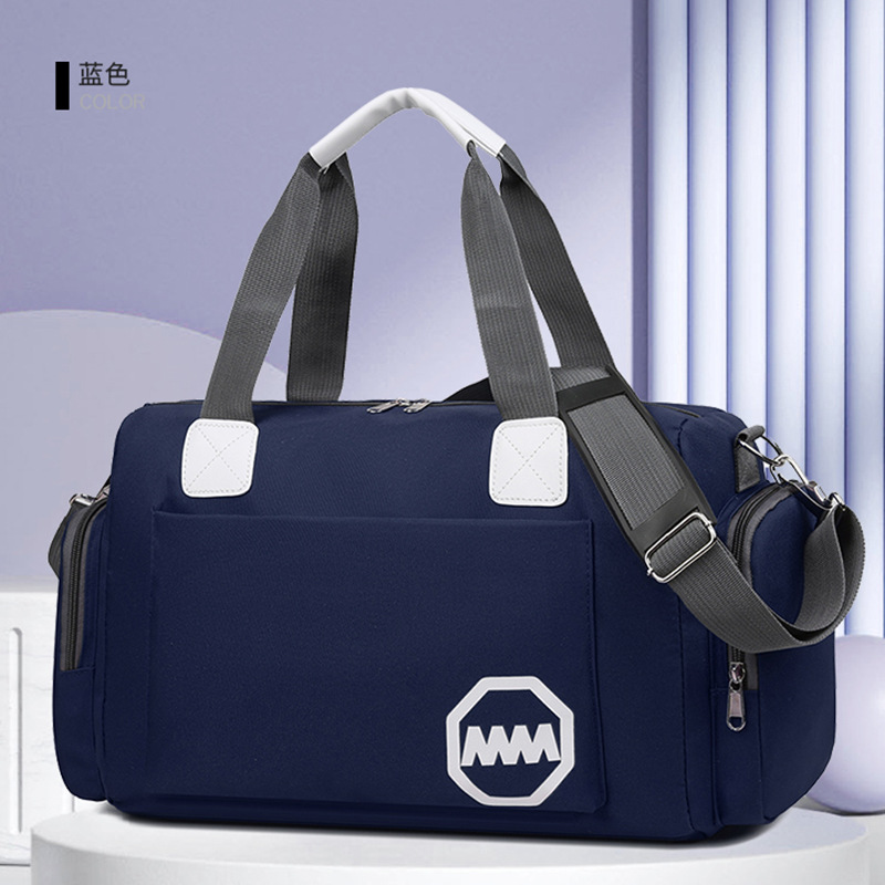 Bolsa de fitness Bolsa de viaje portátil de gran capacidad antisalpicaduras de agua Bolsa de almacenamiento de equipaje de corta distancia Bolsa de almacenamiento Bolsa de viaje ligera