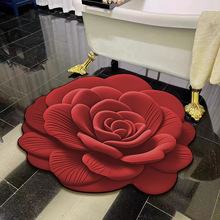 九紫离火好运3D立体异形吸水垫花卉脚垫硅藻泥浴室速干垫