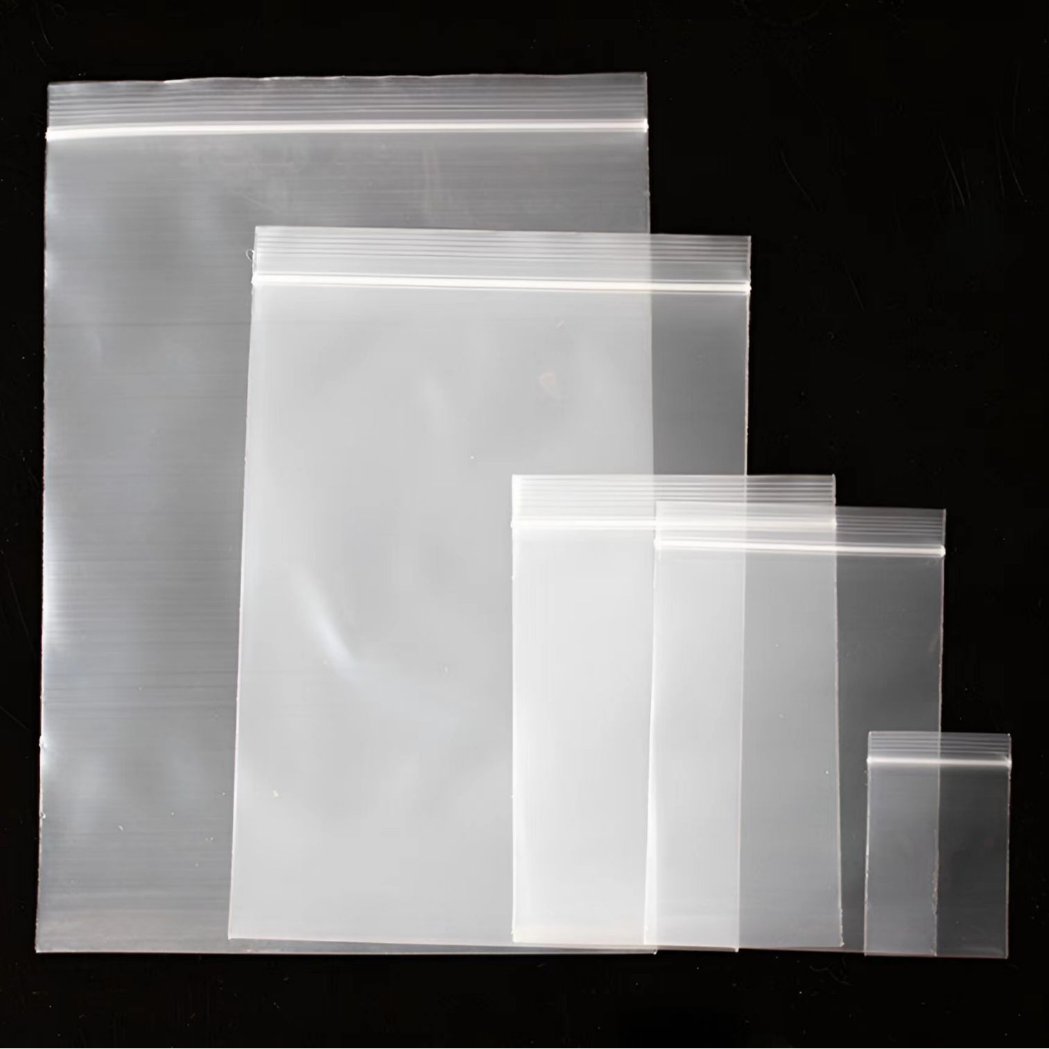 透明骨袋包装袋 自封袋 通用包装密封袋自封口pe胶袋批发