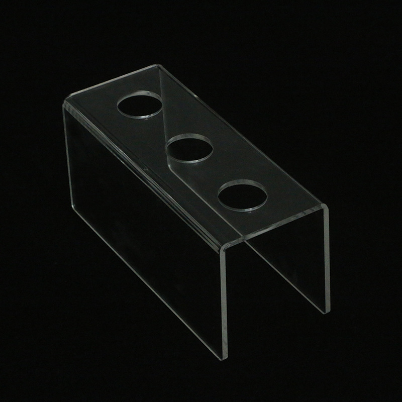 3孔透明亚克力冰淇淋架 有机玻璃脆筒架蛋筒架亚克力冰激凌架