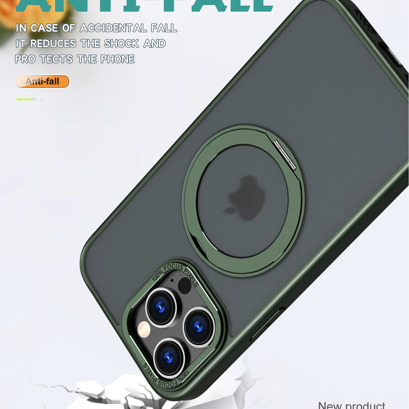 Чехол для Apple, совместимый с телефоном, iPhone 15 Pro, защитный чехол, защита от падения