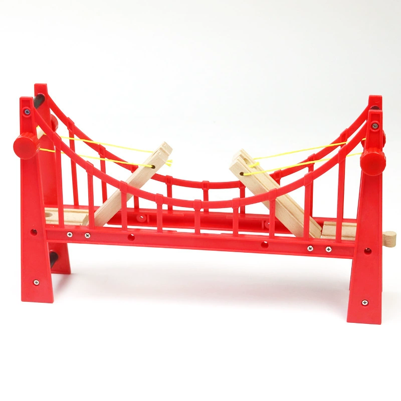 Деревянная игрушка для поезда, деревянный самокат, маленький поезд, строительные блоки, собранные деревянные треки, детские развивающие деревянные аксессуары