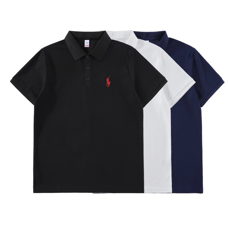 Popular Style with Embroidered Horse Logo, Classic Polo Shirt Style for Men and Women, 2025 Elegant, Everyday Versatile and Simple Style