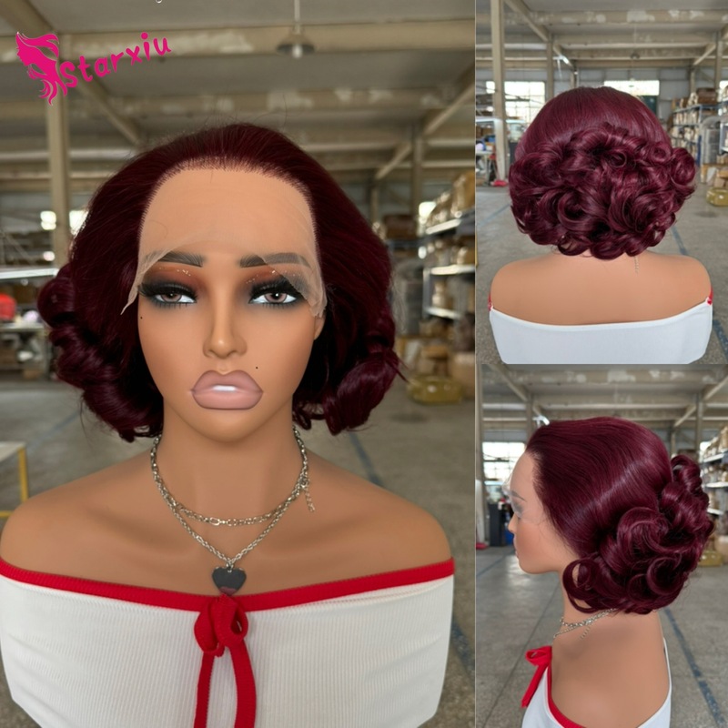 13x4 bouncy curly fumi double drawn wig 250density 14A human|undefined