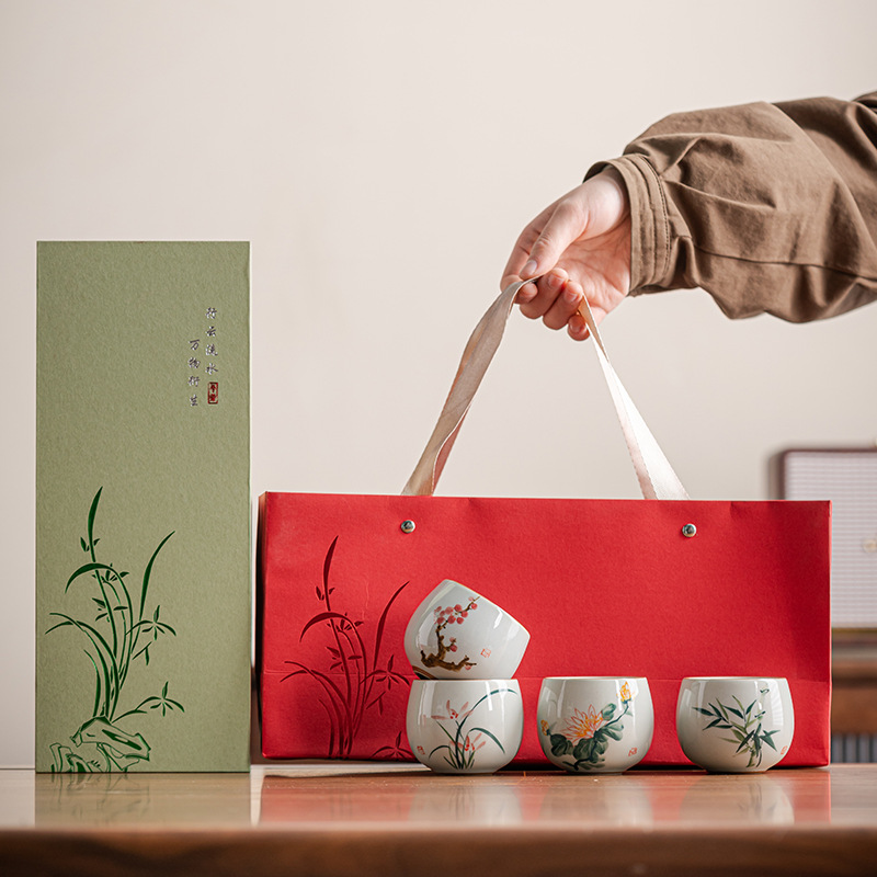 Meilan Bamboo Chrysanthemum Master Cup Smooth Graphic Under…