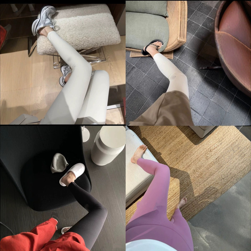 Alo Gant Tight-Fitting Yoga Pants High-Waisted Nine-Point Pants Sports Fitness Pants Skin-Friendly Slimming Butt-Lifting Yoga Alo Gant Tight-Fitting Yoga Pants High-Waisted Nine-Point Pants Sports Fitness Pants Skin-Friendly Slimming Butt-Lifting Yoga