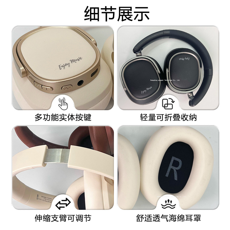 Retro nuevo producto activo reducción de ruido auriculares Bluetooth inalámbricos graves todo incluido fabricantes de auriculares al por mayor transfronterizos
