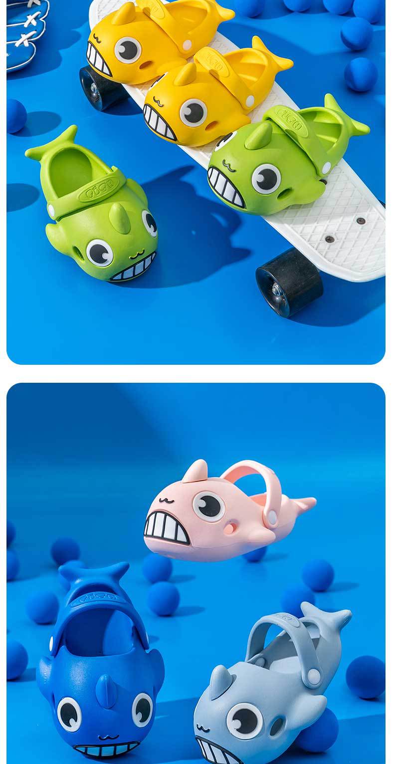 sandales Cute Whale pour enfants Sandale de plage d'été_voghion.com