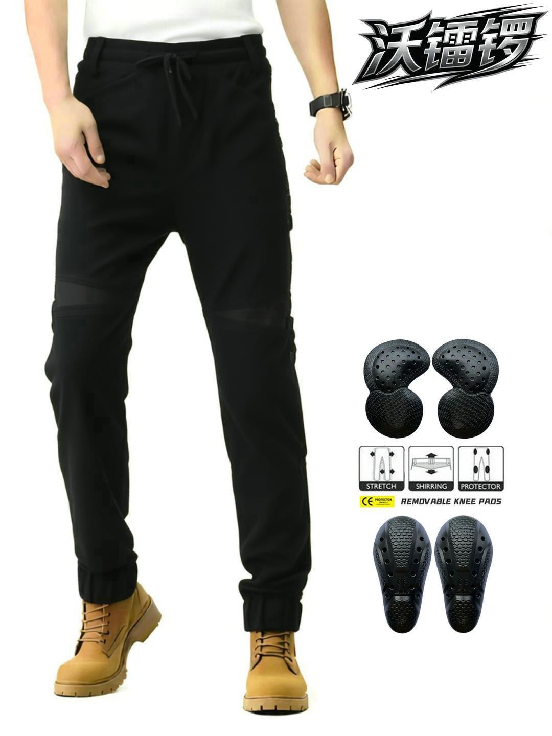 VOLERO motocicleta pantalones de ciclismo de verano para hombres y mujeres flujo de aire bidireccional transpirable a prueba de viento cálido mono de motocicleta resistente a la caída
