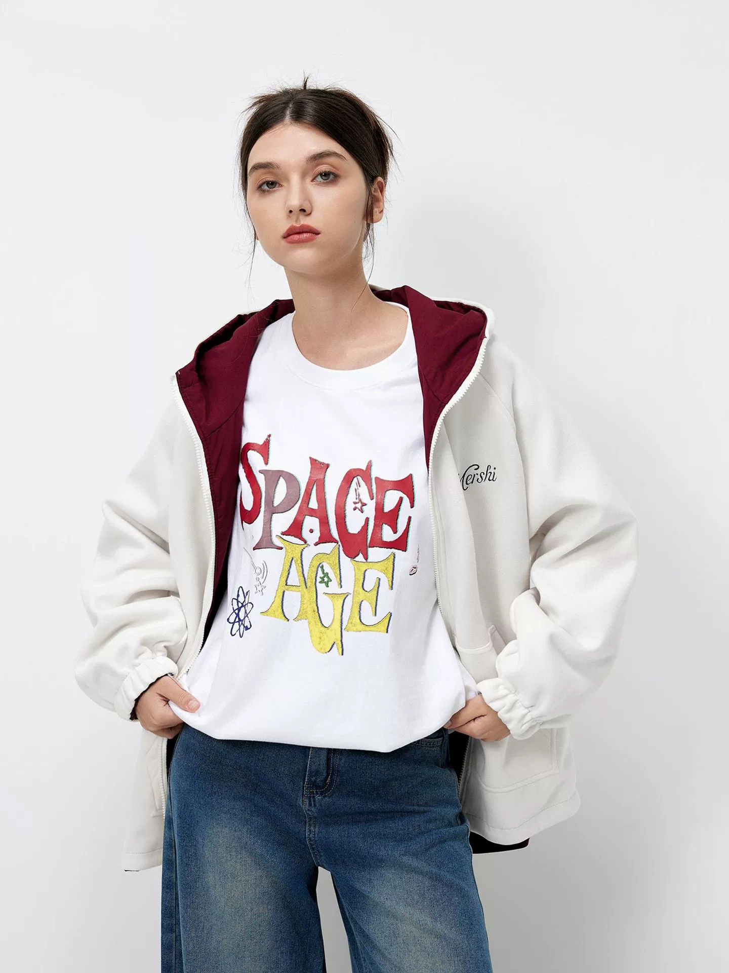 (Cross-border trading), double-sided hoody