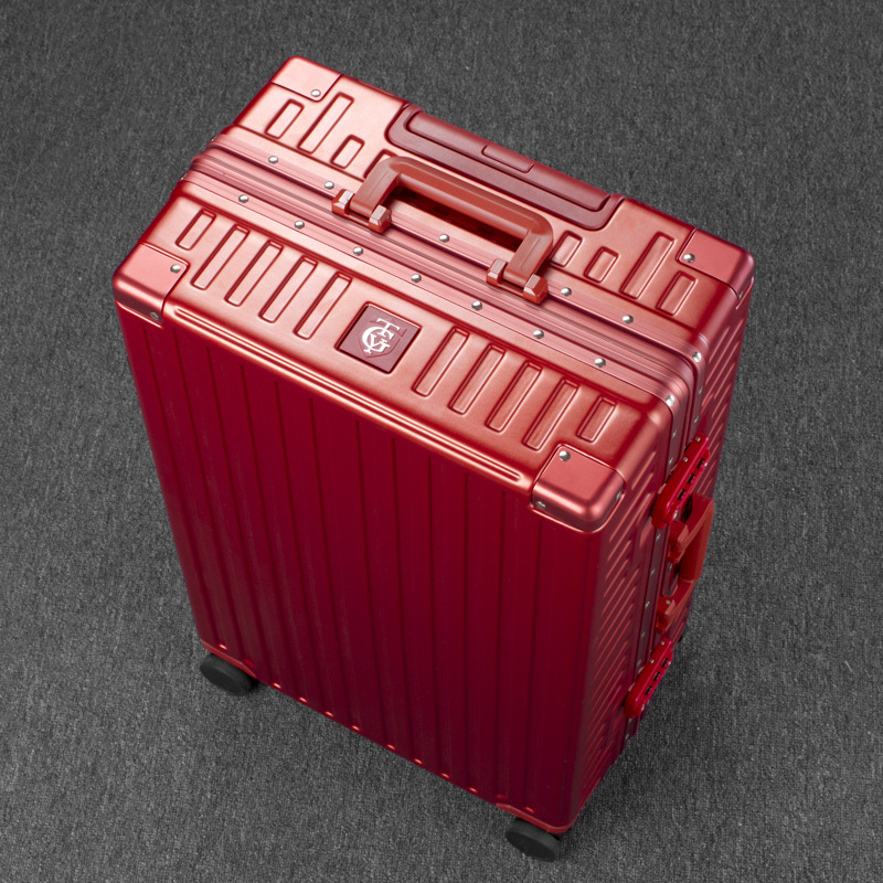 Exportado a Japón equipaje universal rueda 26 marco de aluminio caja de la carretilla 28 contraseña embarque caso 20 pulgadas 24 hombres y mujeres