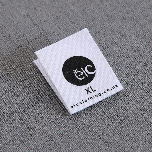 Customized water-repellent satin ribbons with Chinese and English components, non-fading, custom-made nylon care labels, clothing care labels