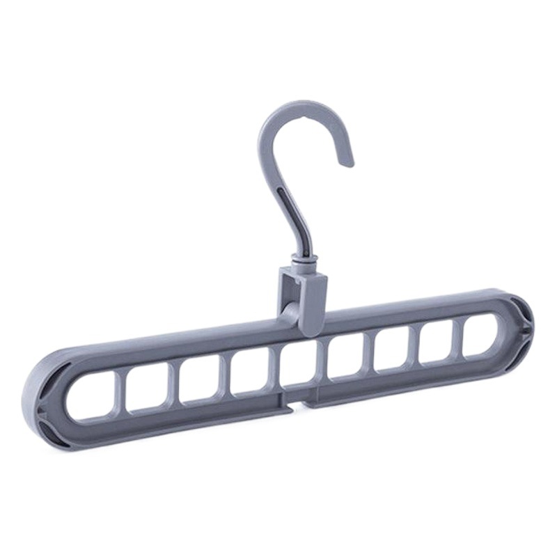 Tiktok mismo estilo percha de nueve hoyos multi-funcional de nueve hoyos giratoria percha mágica plegable tendedero de ropa