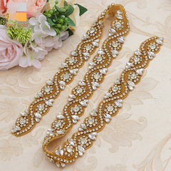 902跨境熱銷禮服水鑽背膠貼片DIY飾品配件舞台演出服配飾服裝鑽飾