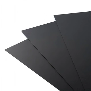 定制pp塑料片材挡板磨砂光面透明黑色本色片材