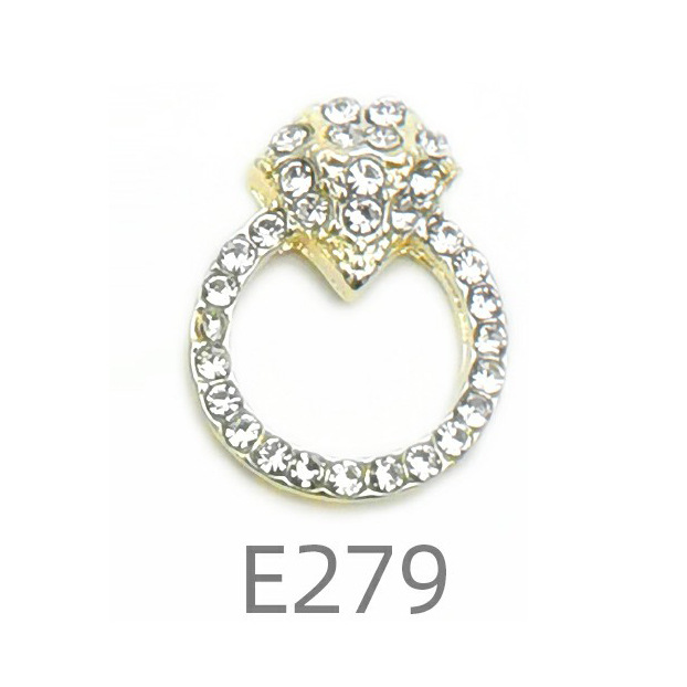 Transfronterizo europeo y americano diamante moda cartas completo diamante uñas joyería Chanel estilo dólar bolsa botella de perfume clavo Taladro