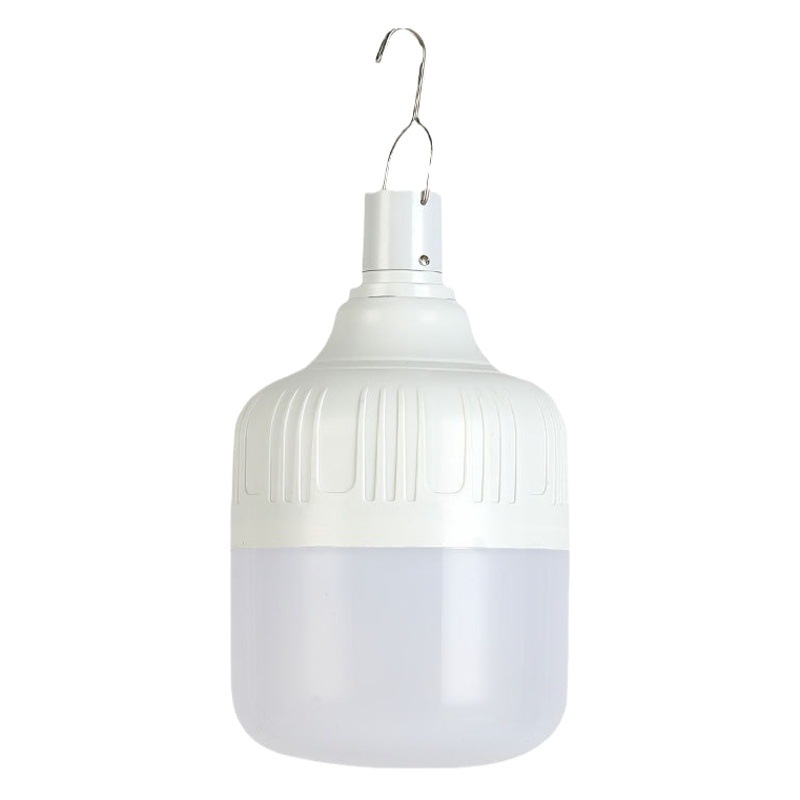 Luz de emergencia de carga USB Luz de la bombilla led de carga puesto en el mercado de noche Luz de camping portátil al aire libre