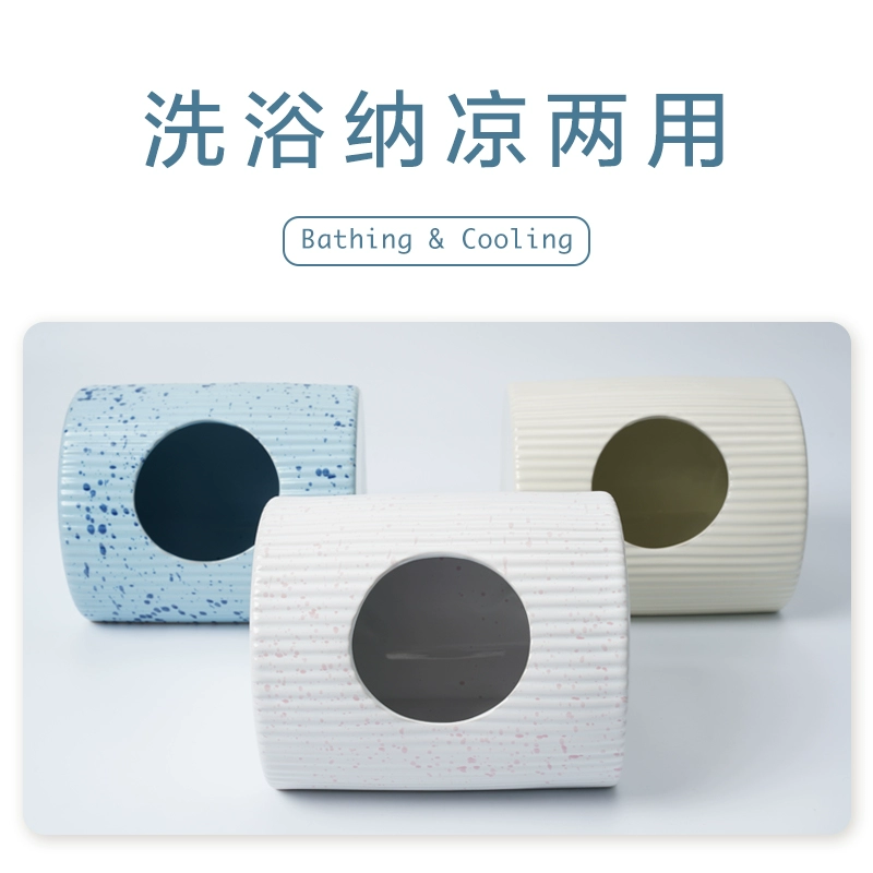 Запатентованный дизайн охлаждающего фарфорового гнезда Тоторо для купания и укрытия, охлаждение двойного назначения, можно размещать горизонтально или вертикально, компаньон кондиционера, бесплатная доставка