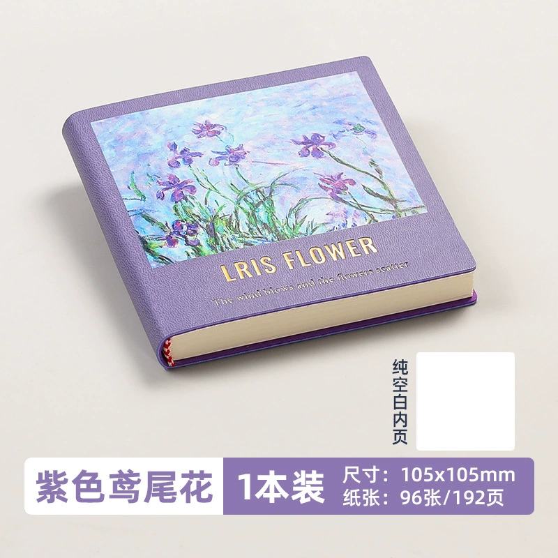 Small book for traveling, square laptop, notebook