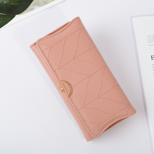 Ladies Wallet - Unique Minimalist Foldable Long Wallet, Fresh and Sweet Handbag, Hand-Held Foldable Small Bag