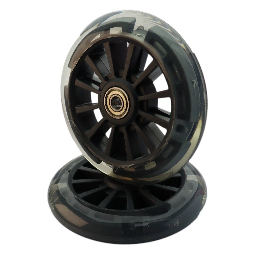 Детский скутер аксессуары тормозное колесо синее колесо расширенное колесо Hummer Вспышка Универсальный износостойкий бесшумный PU