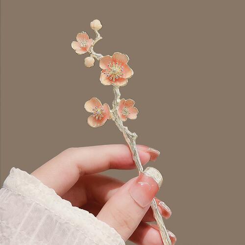 Sakura Hair Accessories Women's Metal Hairpin High-end Hairpin Simple Niche Hairpin Ancient Style Hanfu Creative Headwear
