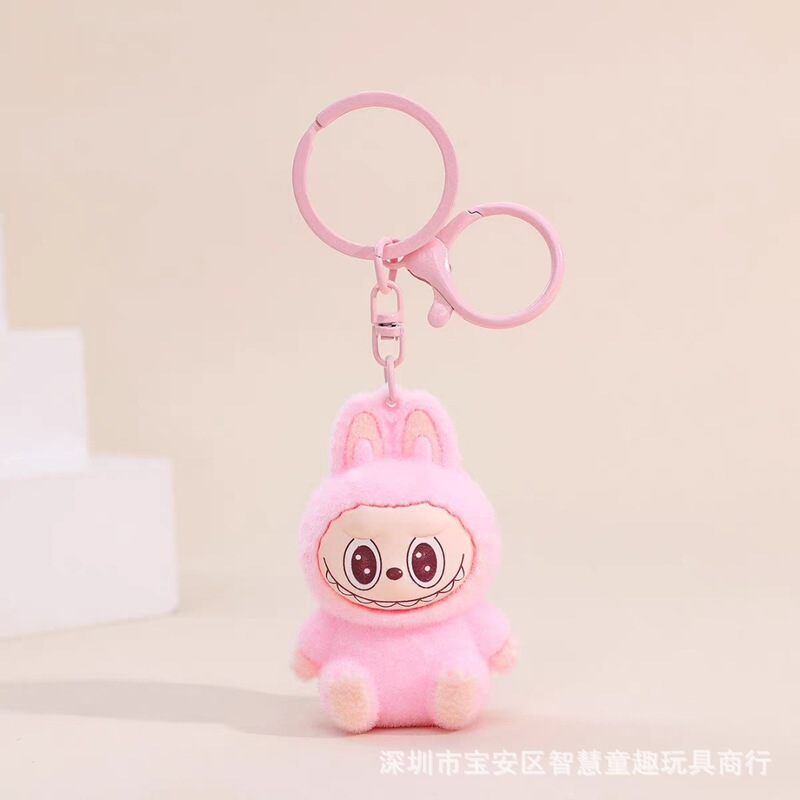 LA Bubu 植毛かわいいペンダントクリエイティブ Douyin Xiaohongshu バッグキーホルダーかわいい漫画立体人形|undefined