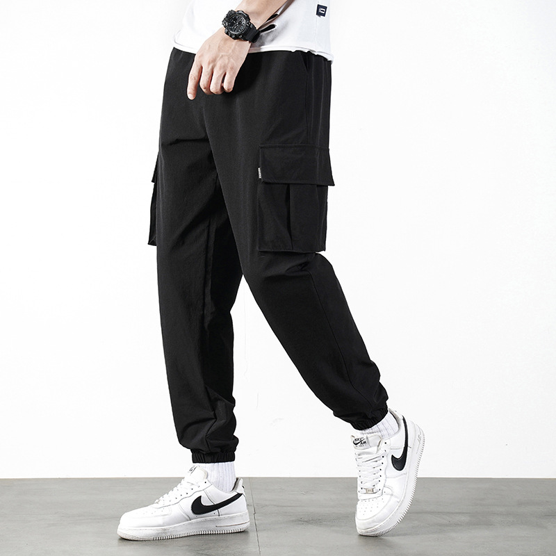 Casual pants men's summer new style Kore...