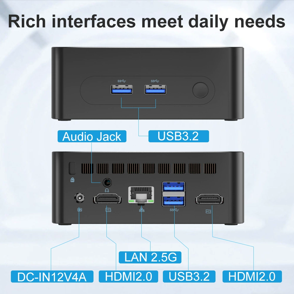 N100 mini computer small host Win11 commercial office computer GK4PRO minipc mini computer host