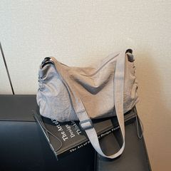 日本製防水ナイロン餃子バッグスポーツクロスボディバッグ男性と女性のための大容量トートバッグサイクリングリラックスショルダーバッグ