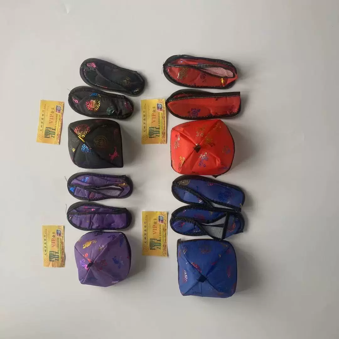 寿鞋寿帽寒衣十月一寒衣节加厚加棉男款女款七彩烫金衣服上坟扫墓