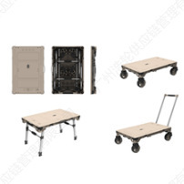 Haolun Home Portable Foldable Multifunctional Table Trolley
