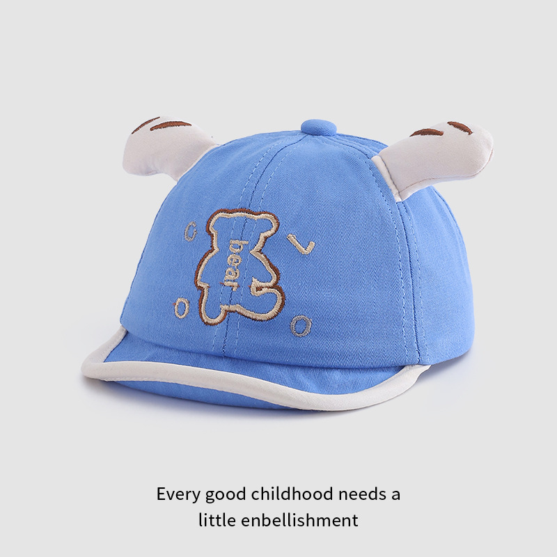 Ojos de antena sombrero para niños sombrero de goma suave sombrero de lengua para bebés casuales sombrero de hip-hop plano sombrero de dibujos animados sombrero para bebés 48CM