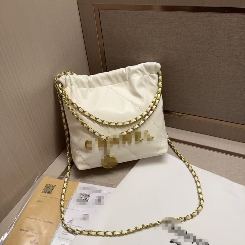 小香风菱格链条包包女2025夏新款mini垃圾袋包单肩斜挎迷你托特包|undefined