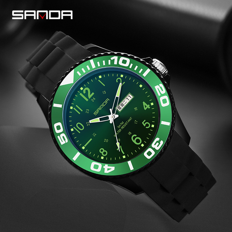 Foreign trade explosions for men and women high school students quartz watch cool waterproof fashion personality creative couple quartz watch