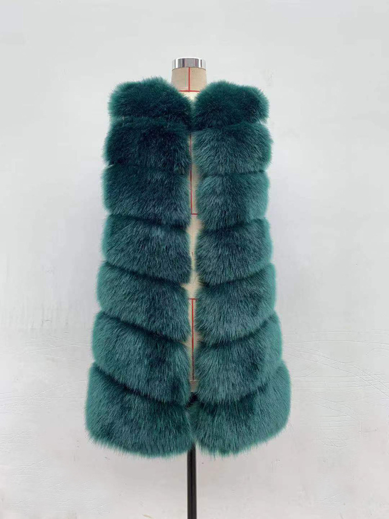Damen Kunstfellweste Ärmellose Weste Für Herbst Und Winter_voghion.com