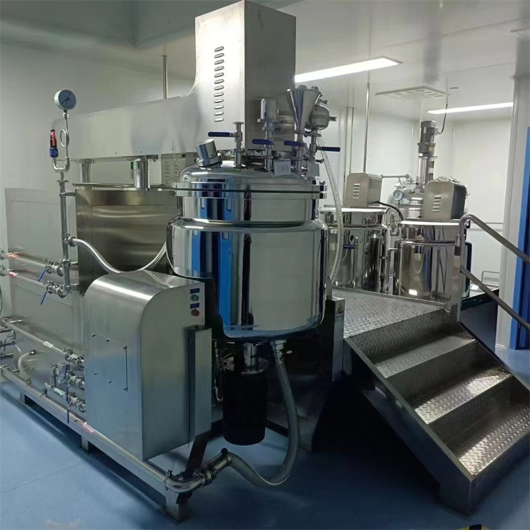 化妆品真空均质乳化机 二手霜膏乳化机 液压升降 化妆品设备 意达