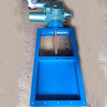 电动执行器插板阀 电动平板闸阀 智能开关型过料排污水渠灌溉