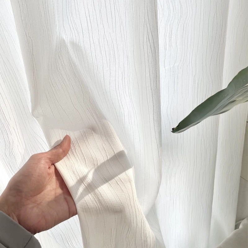 Curtain gauze curtain factory fabric wholesale finished cross-border foreign trade window gauze wind gauze cotton linen yarn transparent opaque