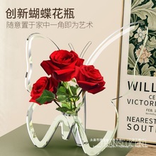 ins风相框花瓶轻奢北欧风办公桌面装饰摆件客厅玄关小众水培插花