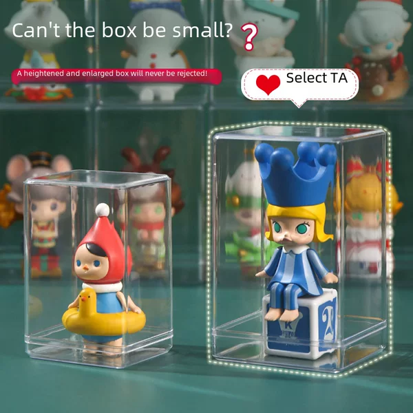 Blind Box storage display stand large capacity acrylic fully transparent large capacity hand-made shelf bubble Mart display box