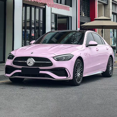Porcelain Blue Lavender Full Car – Auto Color Change Film - pet-crystal-begonia-powder-super-bright-152-165m