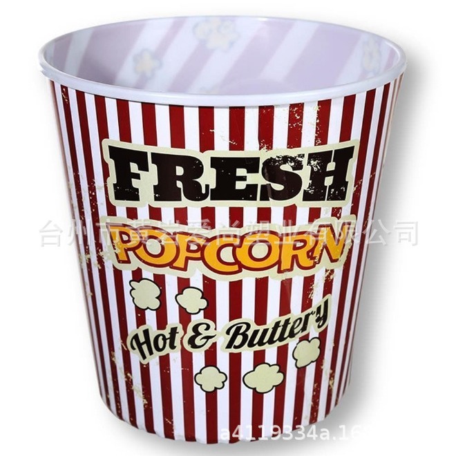 【美国热销】专业生产外销欧美食品级精美圆形爆米花桶
