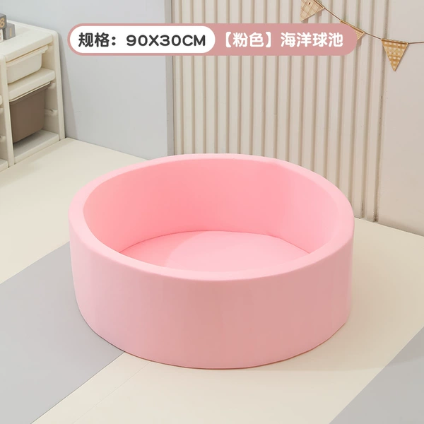 Fuchsia ball pool, sponge carpet