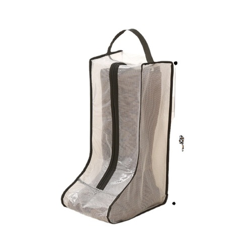 Transparent shoe storage bag, travel shoe dust bag, household moisture-proof and waterproof boot storage bag storage artifact