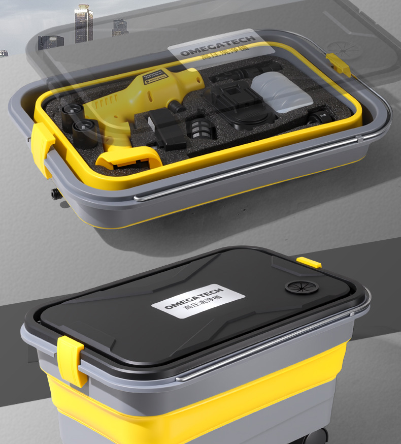 Folding High Pressure Car Washer Portable Cordless Spray Gun